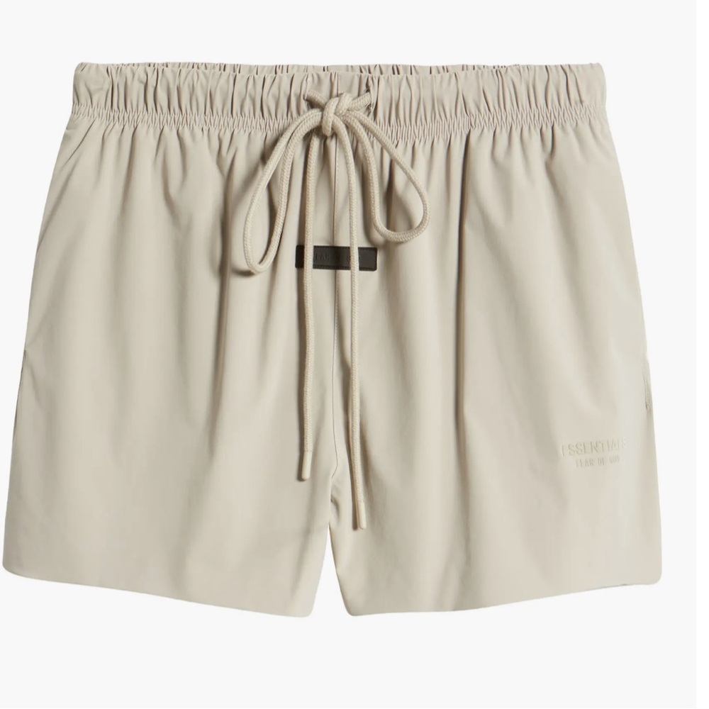 Fear of God Essentials Stretch Nylon Running Shorts
 
Size Medium, SEAL